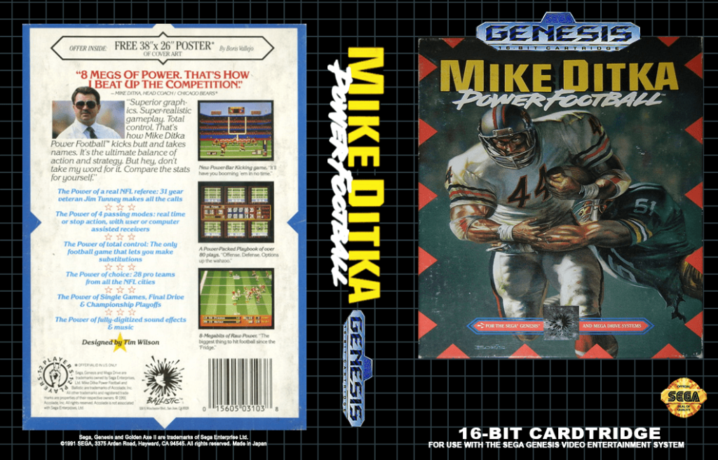 Mike Ditka Power Football